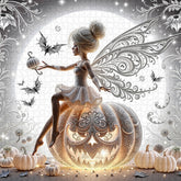 Moonlit Pumpkin Fairy Jigsaw Puzzle 1000 Pieces
